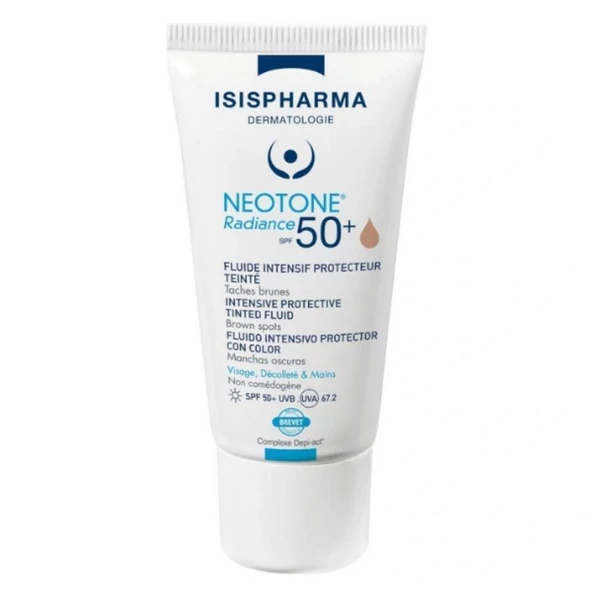 Isis Pharma Neotone Radiance Renli Güneş Kremi Medium Tinted SPF50+ 30ml
