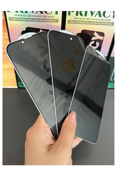 SAMSUNG A72 UYUMLU TAM KAPATAN HAYALET EKRAN KORUYUCU PRİVACY TAMPERLİ KIRILMAZ CAM - 5