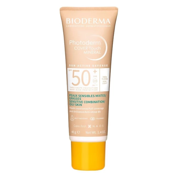 Bioderma Photoderm Cover Touch SPF50+ Güneş Kremi Very Light 40ml