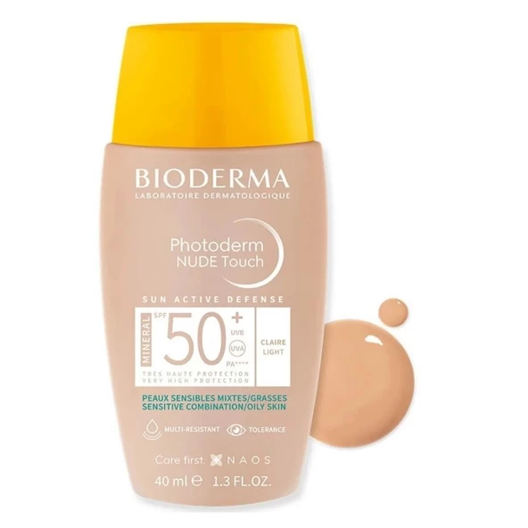 Bioderma Photoderm Nude Touch Spf50+ Very Light Güneş Kremi 40ml