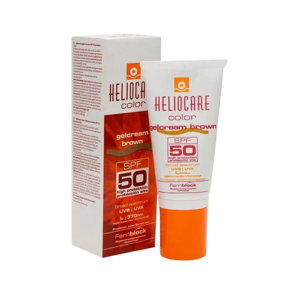 Heliocare Color Gel Cream Renkli Yağsız Jel Güneş Kremi SPF50 Brown Esmer 50ml