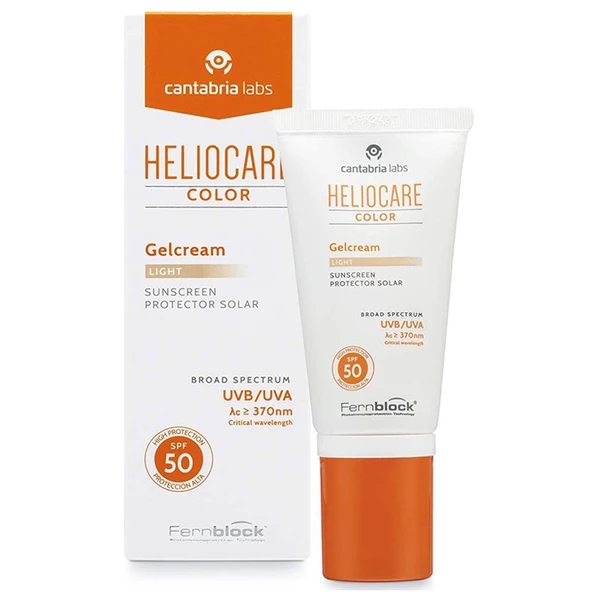 Heliocare Color Gel Cream Renkli Jel Güneş Kremi SPF50 Light Buğday 50ml