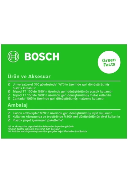 Bosch UniversalLevel 360 Set Çizgi Lazer - 0603663E06 - 6