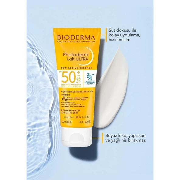 Bioderma Photoderm Lait Ultra SPF50+ Süt Formda Güneş Kremi 100ml - 2