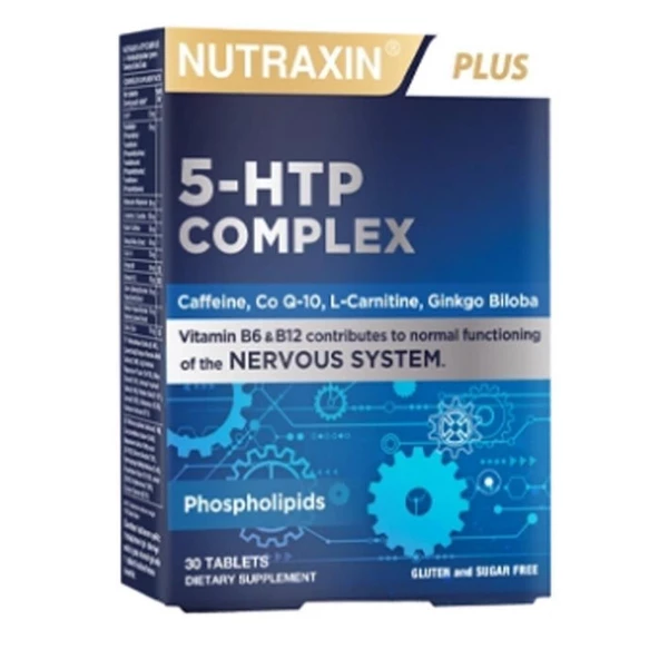 Nutraxin 5-HTP Complex Takviye Edici Gıda 30 Table