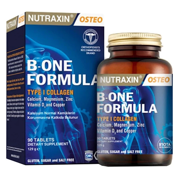 Nutraxin Osteo B-One Formula Kolajen Takviye Edici Gıda 90 Tablet - 3