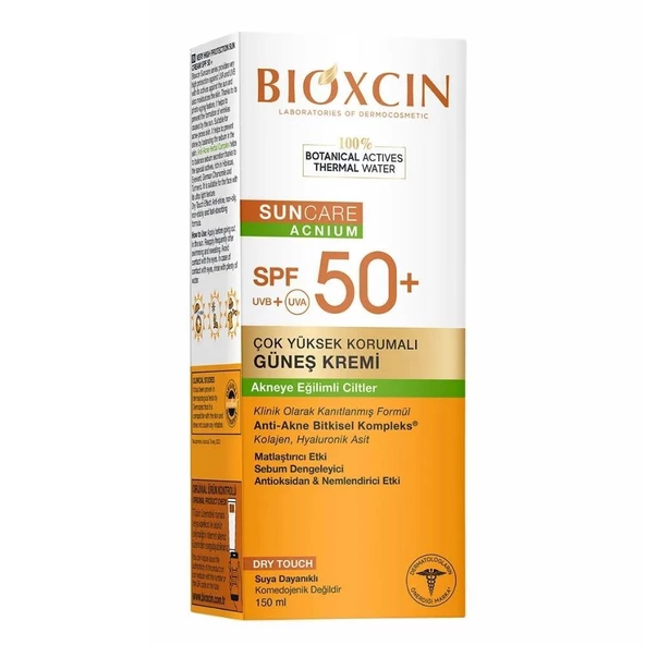 Bioxcin Sun Akneye Eğilimli Cilt Güneş Kremi SPF50 150ml
