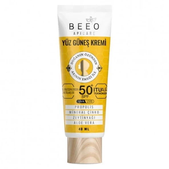 Beeo Güneş Kremi Yüz SPF50+ 40ml