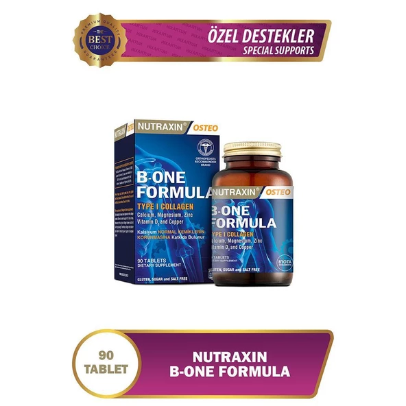 Nutraxin Osteo B-One Formula Kolajen Takviye Edici Gıda 90 Tablet - 1