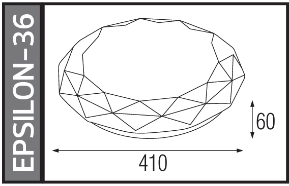 HOROZ Epsılon 36w Led Glop Beyaz Kasa 6400K Beyaz Işık IP20 - Resim 2