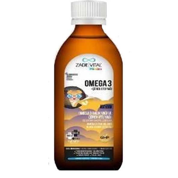 Zade Vital Miniza Omega 3 Balık Yağı 150ml