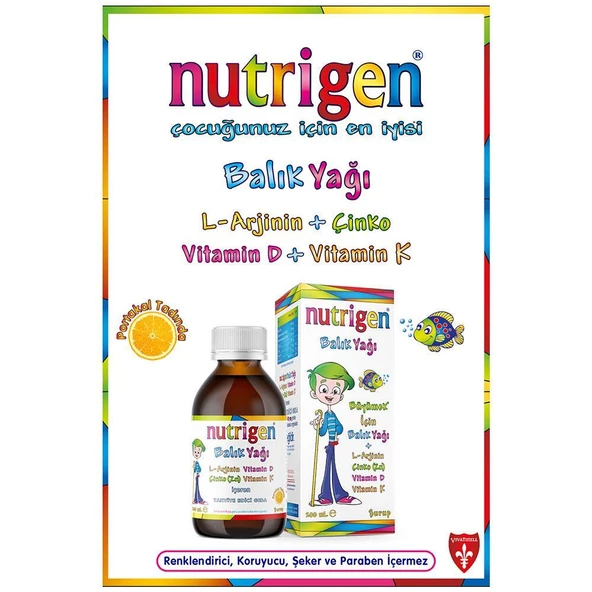 Nutrigen Balık Yağı Şurup 200ml (Okul Seti Hediyeli) - 3