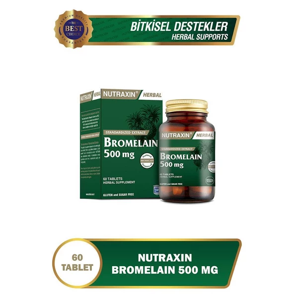 Nutraxin Herbal Bromelain Ananas 60 Tablet