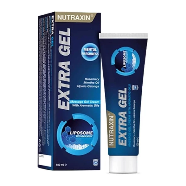 Nutraxin Extra Gel Aromatik Yağlar İçeren Masaj Jel Krem 100ml