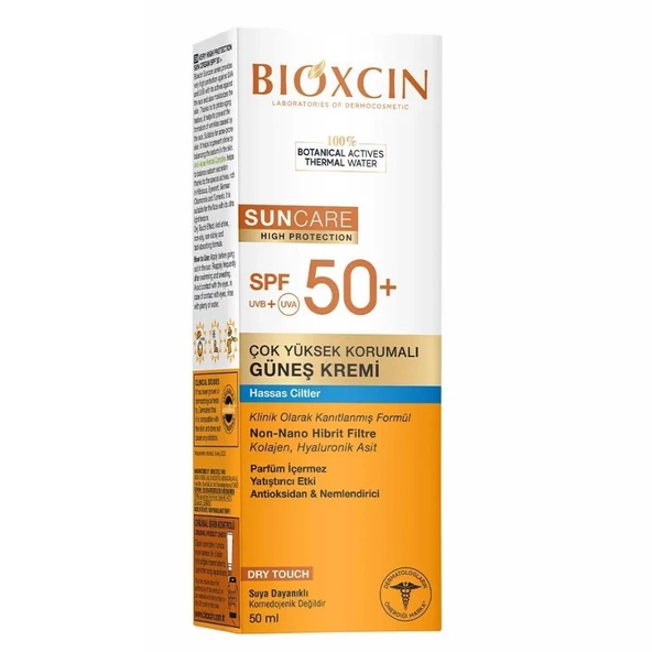 Bioxcin Hassas Ciltler için Çok Yüksek Korumalı Güneş Kremi SPF50 50ml