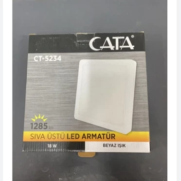 18W SIVA ÜSTÜ LED PANEL (KARE) (BEYAZ) - 2