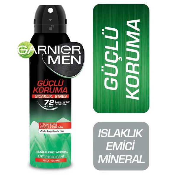 Garnier Men Güçlü Koruma Erkek Deodorant 150ml - 3