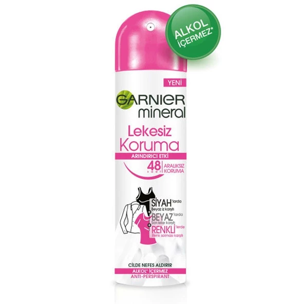 Garnier Mineral Lekesiz Koruma Kadın Deodorant 150 ml