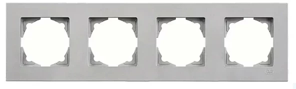 GÜNSAN EQONA GÜMÜŞ DÖRTLÜ ÇERÇEVE