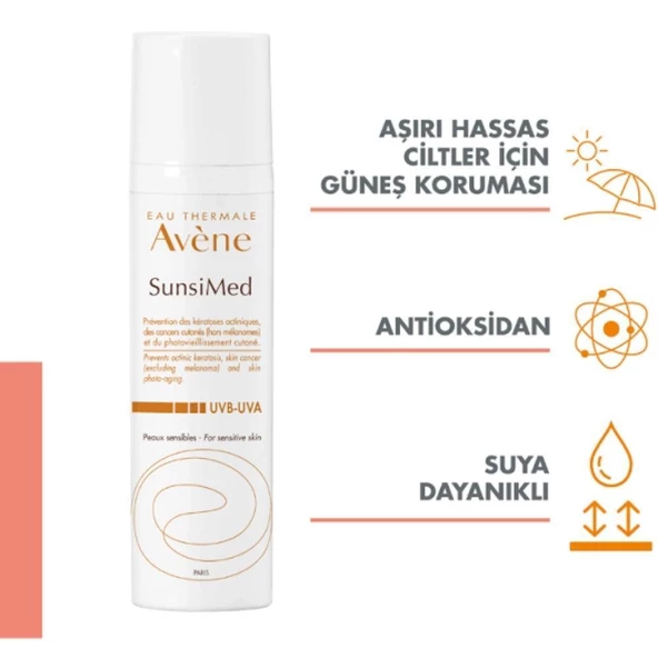 Avene Sunsimed KA SPF50+ Güneş Kremi 80ml - 3