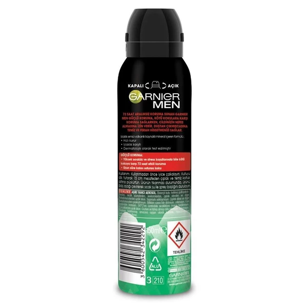 Garnier Men Güçlü Koruma Erkek Deodorant 150ml - 2