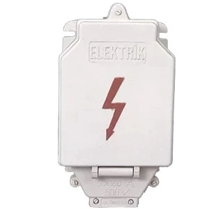 ÇETSAN NH00 Üç Fazlı Trifaze Polyester Kofre Kutusu Buşonlu (3x160A)