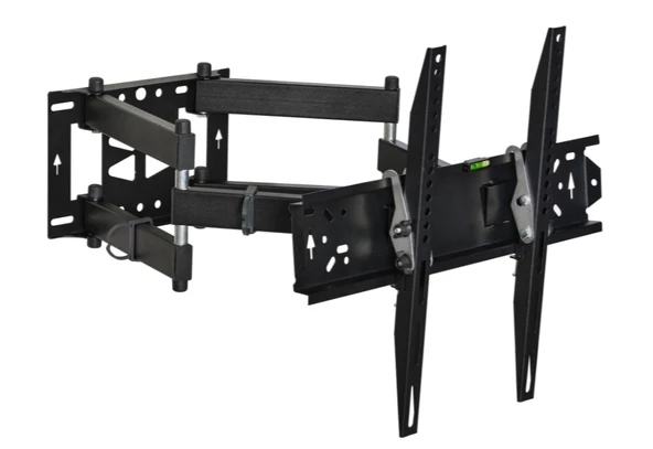 VONTECH 39"-65" Çift Hareketli Tv Askı Aparatı Kilitli Altı Kollu (100-165cm)