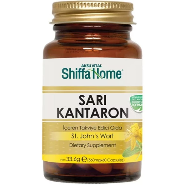 Shiffa Home Sarı Kantaron 60 Kapsül