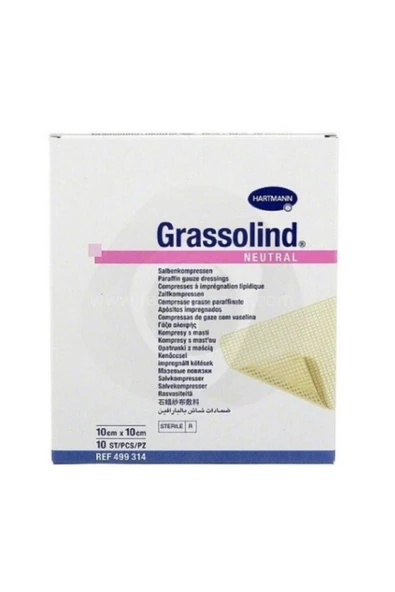 Hartmann Grassolind 10 X 10 Cm Vazelinli Yara Bakım Örtüsü 10 Lu ( 1 Paket 10 Adet )