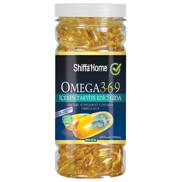Shiffa Home Omega 3-6-9 Soft Jel 100 Kapsül 129gr