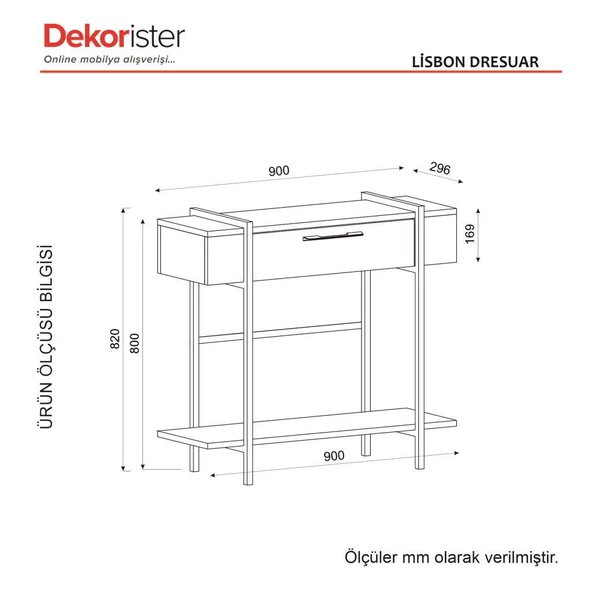 Dekorister Lisbon Dresuar Rebab - Mermer - 8
