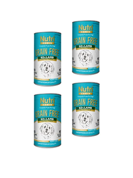 Nutri Canin 400Gr %92 Kuzu Etli Tatlı Patatesli HipoAlerjenik Tahılsız 4Adet Yavru Yaş Köpek Maması - 7