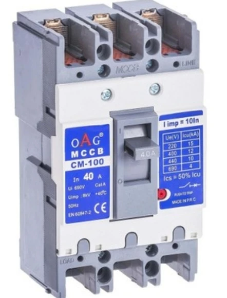 OAG 3X40A SABİT TERMİK MANYETİK KOMPAKT ŞALTER 12kA