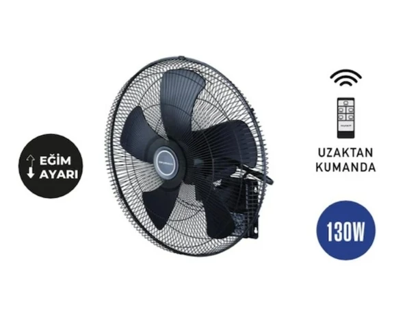 SKYTECH 20 inç 150W Sanayi Tip Duvar Vantilatörü Kumandalı