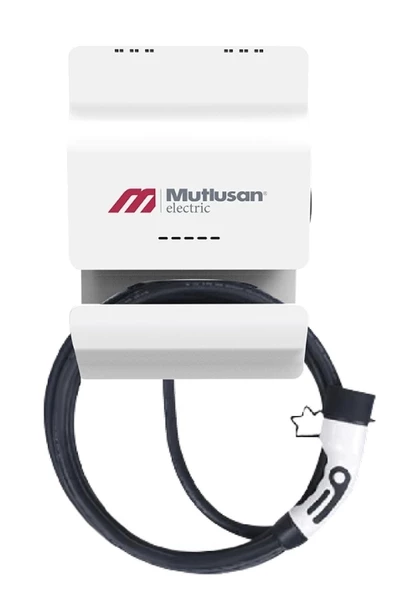 MUTLUSAN 400v Giriş 3Faz 22kW Duvar Tipi Soketli Şarj Ünitesi (Kablosuz) - 2