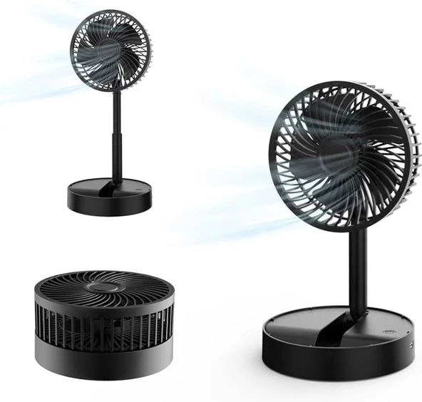 Masa Üstü Taşınabilir Şarjlı Vantilatör Fan Mikro Usb - 2