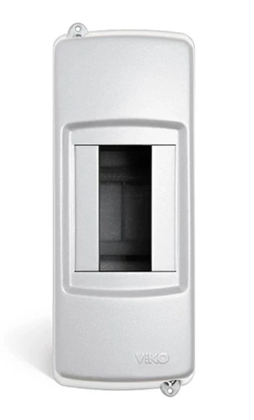 VİKO 1-2li Sıva Üstü Otomat Sigorta Kutusu-Mühürlü