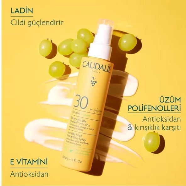 Caudalie Vinosun Protect Yüksek Koruma Sağlayan Güneş Spreyi Spf30 150ml - 2