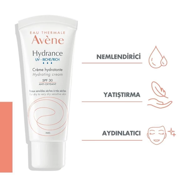 Avene Hydrance UV Riche SPF30 Nemlendirici Krem 40ml - 3