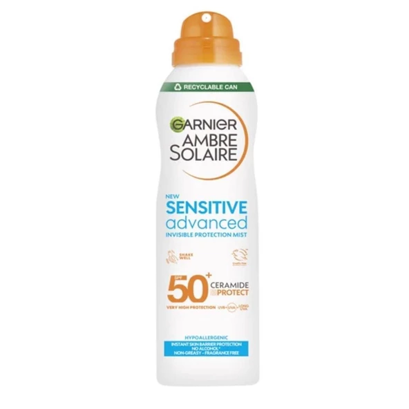 Garnier Ambre Solaire Sensitive Advanced Güneş Misti Spf50 150ml - 2