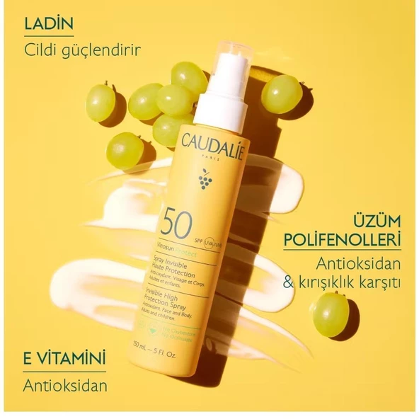 Caudalie Vinosun Protect Spf 50 Güneş Spreyi 150ml - 2