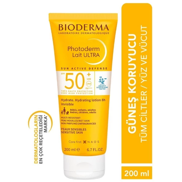 Bioderma Photoderm Lait Ultra Güneş Losyonu SPF 50+ 200ml - 2