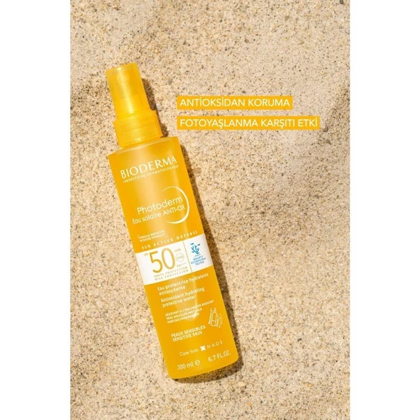Bioderma Photoderm Anti OX Sun Protective Water SPF50 Yaşlanma Karşıtı Antioksidan Güneş Koruyucu 200ml - 5