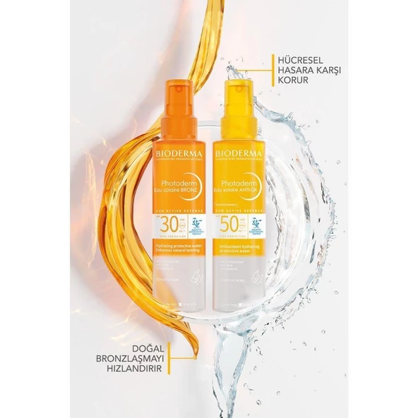 Bioderma Photoderm Anti OX Sun Protective Water SPF50 Yaşlanma Karşıtı Antioksidan Güneş Koruyucu 200ml - 7