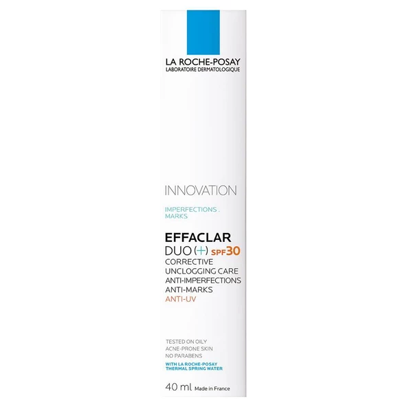 La Roche Posay Effaclar Duo(+) Cilt Kusuru Görünümü Karşıtı SPF30 Güneş Koruyuculu Krem 40 ml - 2