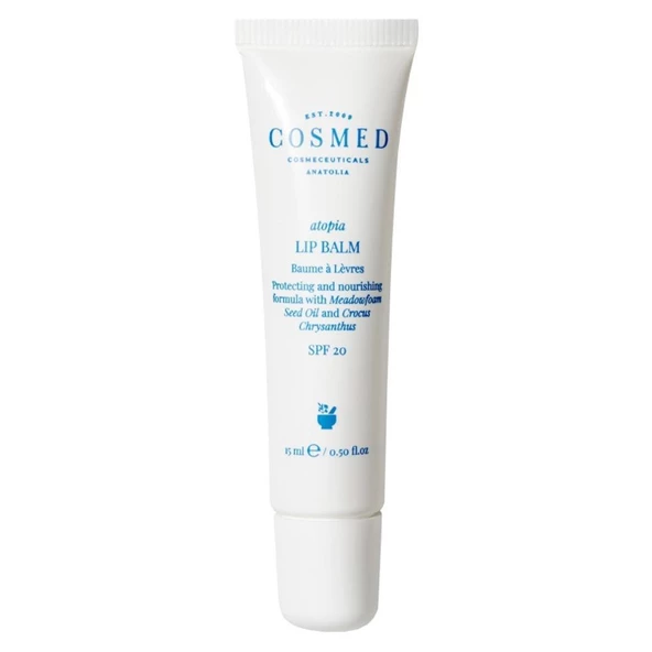 Cosmed Atopia Lip Balm SPF20 Nemlendirici ve Koruyucu Dudak Balmı 15ml ürün görseli 1