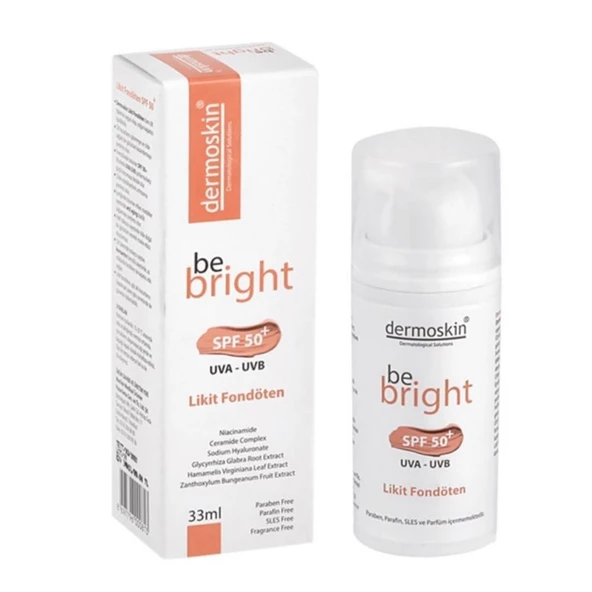 Dermoskin Be Bright Light Likit Fondöten Spf50+ 33ml ürün görseli 1