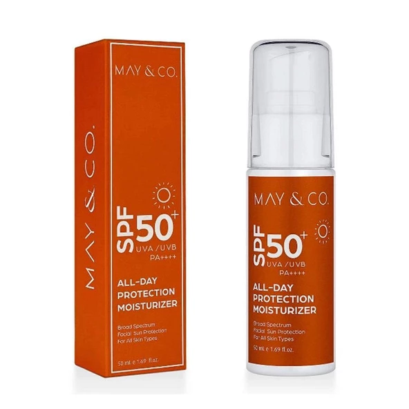 May&Co Ton Eşitleyici Aydınlatıcı Etkili Yüksek Koruma Sağlayan Spf 50 Krem 50ml - 2