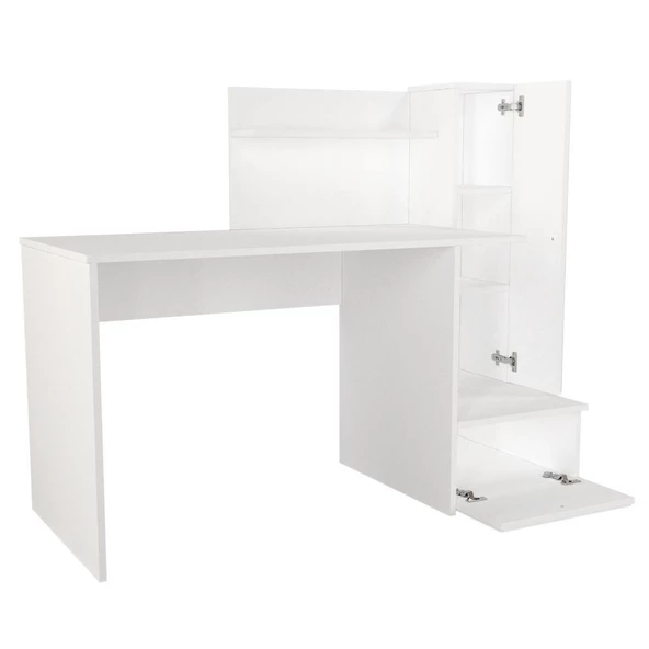 Dekorister Shellon Çalışma Masası Beyaz - 6