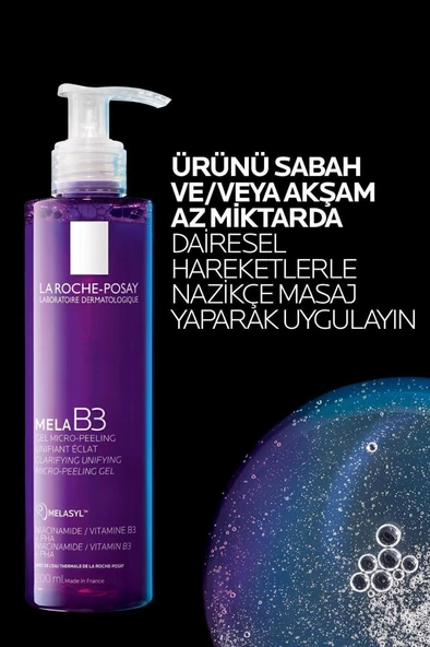 La Roche Posay Mela B3 Koyu Leke Karşıtı Temizleme Jeli 200ml - 2